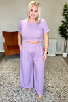 PREORDER: Petite Length Cropped Lounge Set in Four Colors