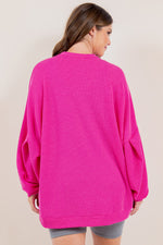 PREORDER: Ribbed Pullover in Four Colors