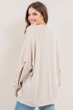 PREORDER: Ribbed Pullover in Four Colors
