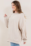 PREORDER: Ribbed Pullover in Four Colors