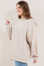 PREORDER: Ribbed Pullover in Four Colors