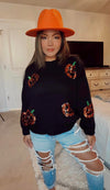PREORDER: Sequin Pumpkin Sweater