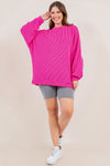 PREORDER: Ribbed Pullover in Four Colors