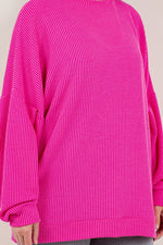 PREORDER: Ribbed Pullover in Four Colors