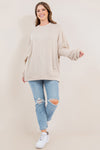 PREORDER: Ribbed Pullover in Four Colors