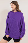 PREORDER: Ribbed Pullover in Four Colors
