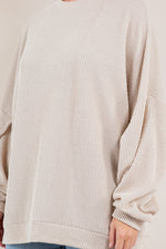 PREORDER: Ribbed Pullover in Four Colors