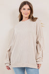 PREORDER: Ribbed Pullover in Four Colors