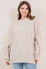 PREORDER: Ribbed Pullover in Four Colors
