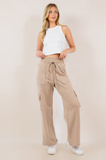 PREORDER: Ponte Stretch Cargo Pants In Five Colors