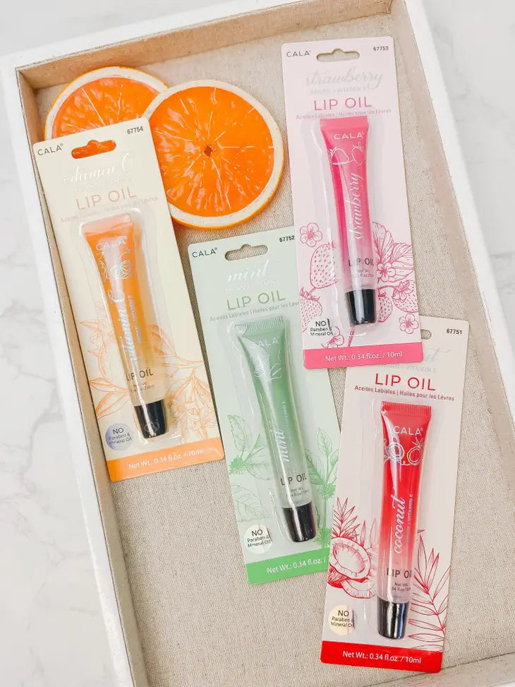 PREORDER: Set of Four Argan + Vitamin E Lip Oils