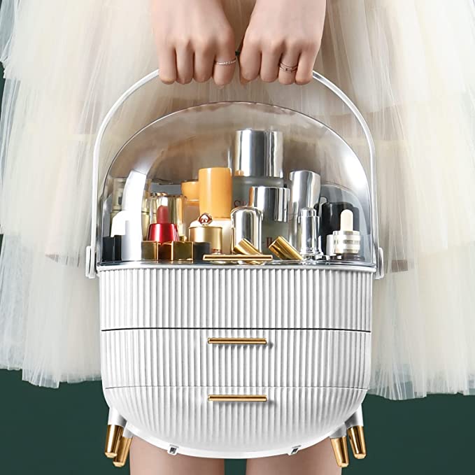 PREORDER: Ava Beauty Storage in White