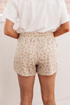 Wild Spots Shorts in Taupe