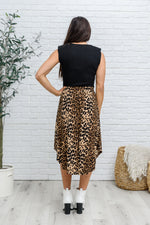 Carefree Animal Print Skirt