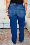 Risen Addison Mid Rise Straight Jeans