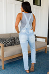 Judy Blue Annabelle Distressed Straight Leg Overalls