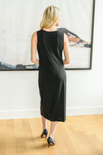 Another New Day Midi Dress in Black