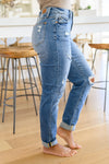 Judy Blue Ashley Hi-Waist Destroyed Boyfriend Jeans