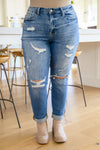 Judy Blue Ashley Hi-Waist Destroyed Boyfriend Jeans