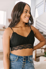 Back to the Light Bralette in Black