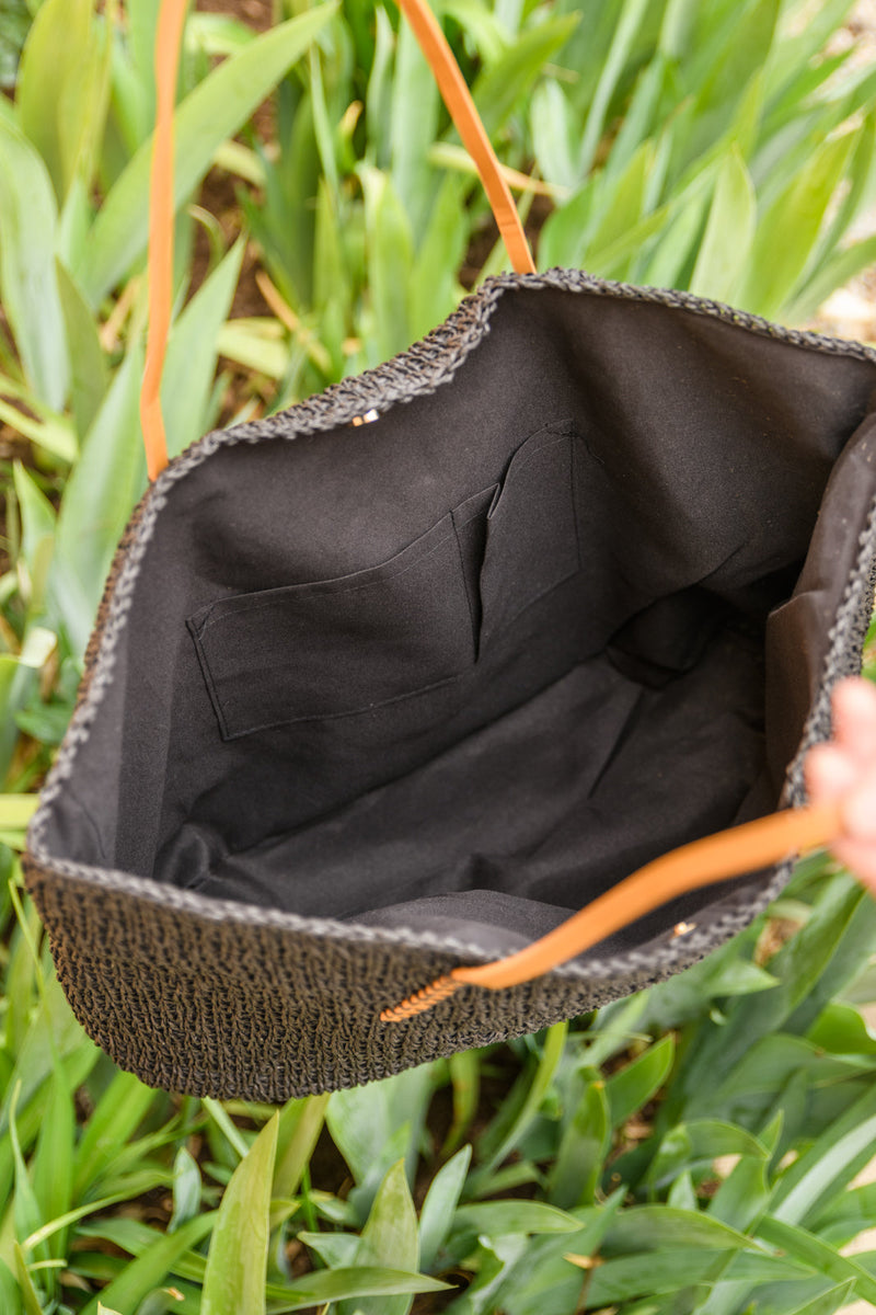 Beach Bag In Black