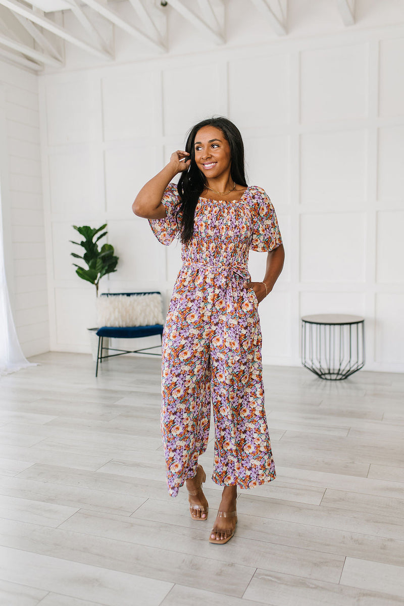 Better Than Fine Floral Jumpsuit