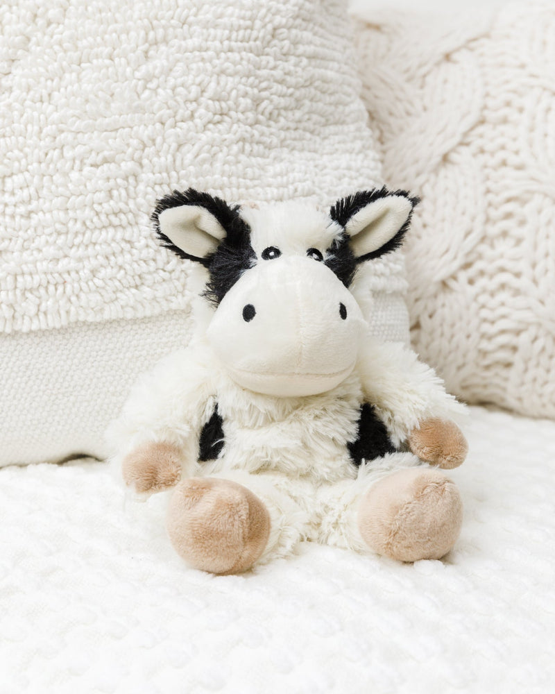 Black and White Cow Warmies Junior