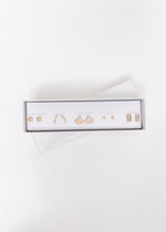 Bold In Gold Box Earring Set