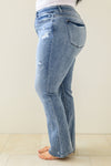 Judy Blue Brecken Hi-Waist Minimal Destroy Bootcut Jeans