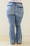 Judy Blue Brecken Hi-Waist Minimal Destroy Bootcut Jeans