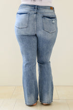 Judy Blue Brecken Hi-Waist Minimal Destroy Bootcut Jeans