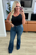 Judy Blue Cameron High Rise Classic Flare Jeans