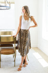 Carefree Animal Print Skirt