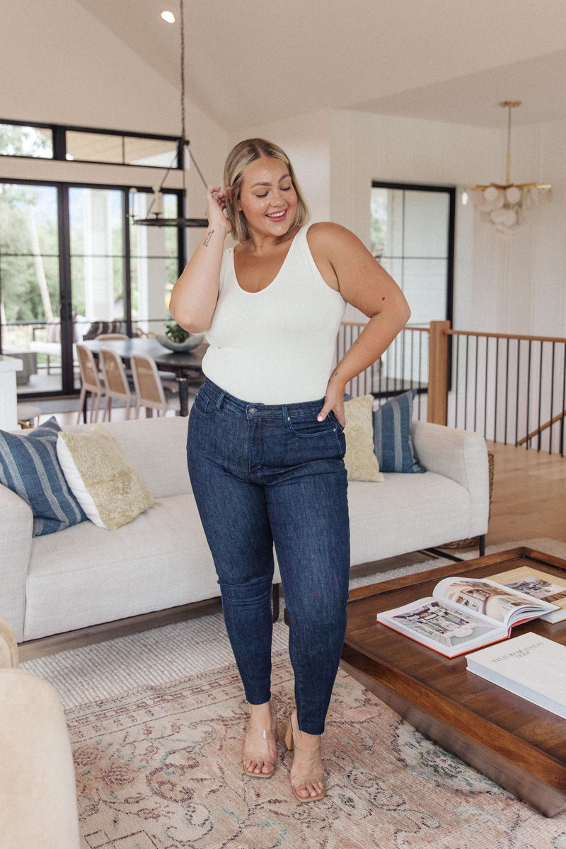 Carefree Seamless Reversible Tank in Ivory