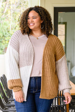 Carry On For Love Color Block Knit Cardigan