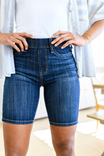 Judy Blue Cassidy Denim Biker Shorts