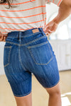 Judy Blue Cassidy Denim Biker Shorts