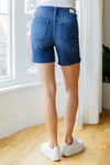 Judy Blue Cassie Mid Rise Cutoff Shorts