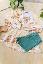 Chasing Butterflies Babydoll Blouse