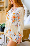 Chasing Butterflies Babydoll Blouse