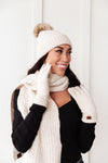 Classic Rib Scarf in Oatmeal