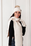 Classic Rib Scarf in Oatmeal