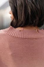Color Melt Sweater in Mauve