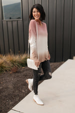 Color Melt Sweater in Mauve