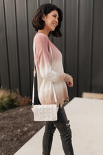Color Melt Sweater in Mauve