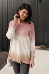 Color Melt Sweater in Mauve