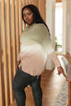 Color Melt Sweater in Olive