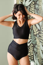 Come Sail Away Swim Bottoms In Black