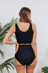 Come Sail Away Swim Bottoms In Black