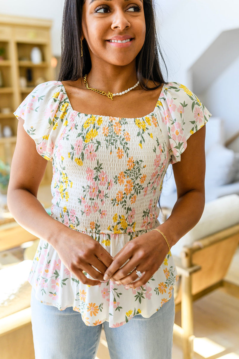 Constantly Cute Floral Top